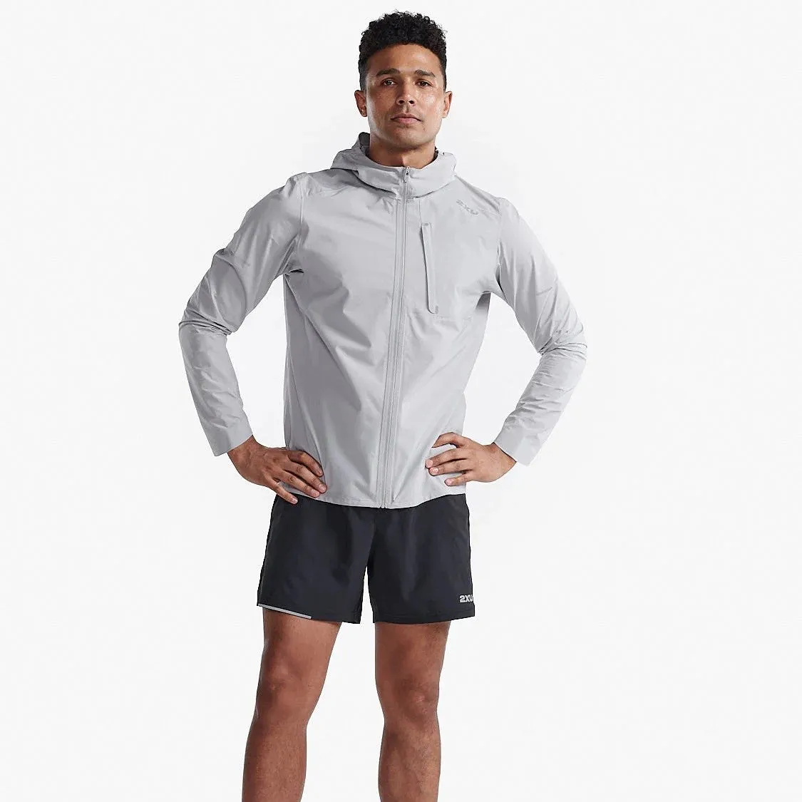 2XU Ignition Shield Jacket | Harbor Mist / Silver Reflective | Mens