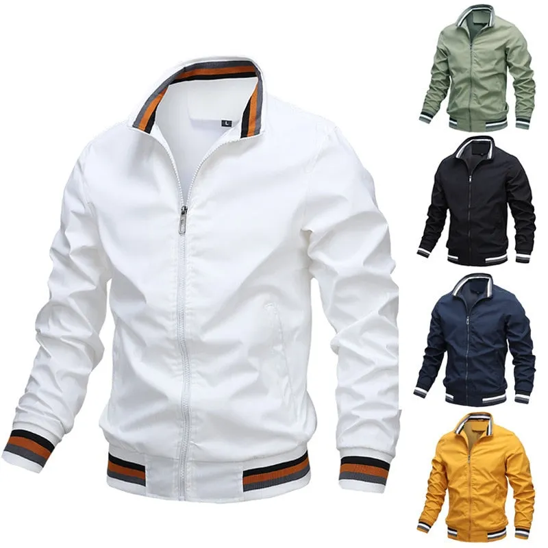 Advbridge Fashion Men’s Windbreaker Jackets Casual Jacket Men Outdoor Sports Coat Spring Autumn Army Cargo Bomber Jacket Men Clothing