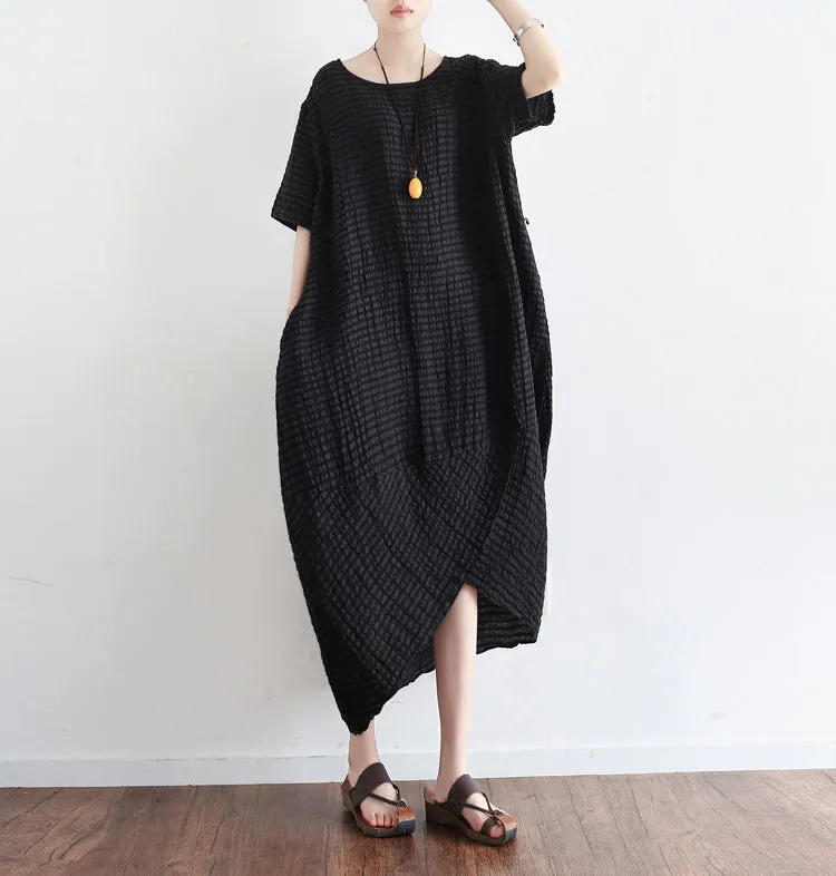 Black Women Dresses Casual Women Dresses loose Sumner Women Dresses AMT962217