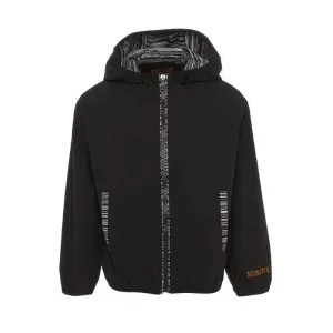 Boys Black Windbreaker