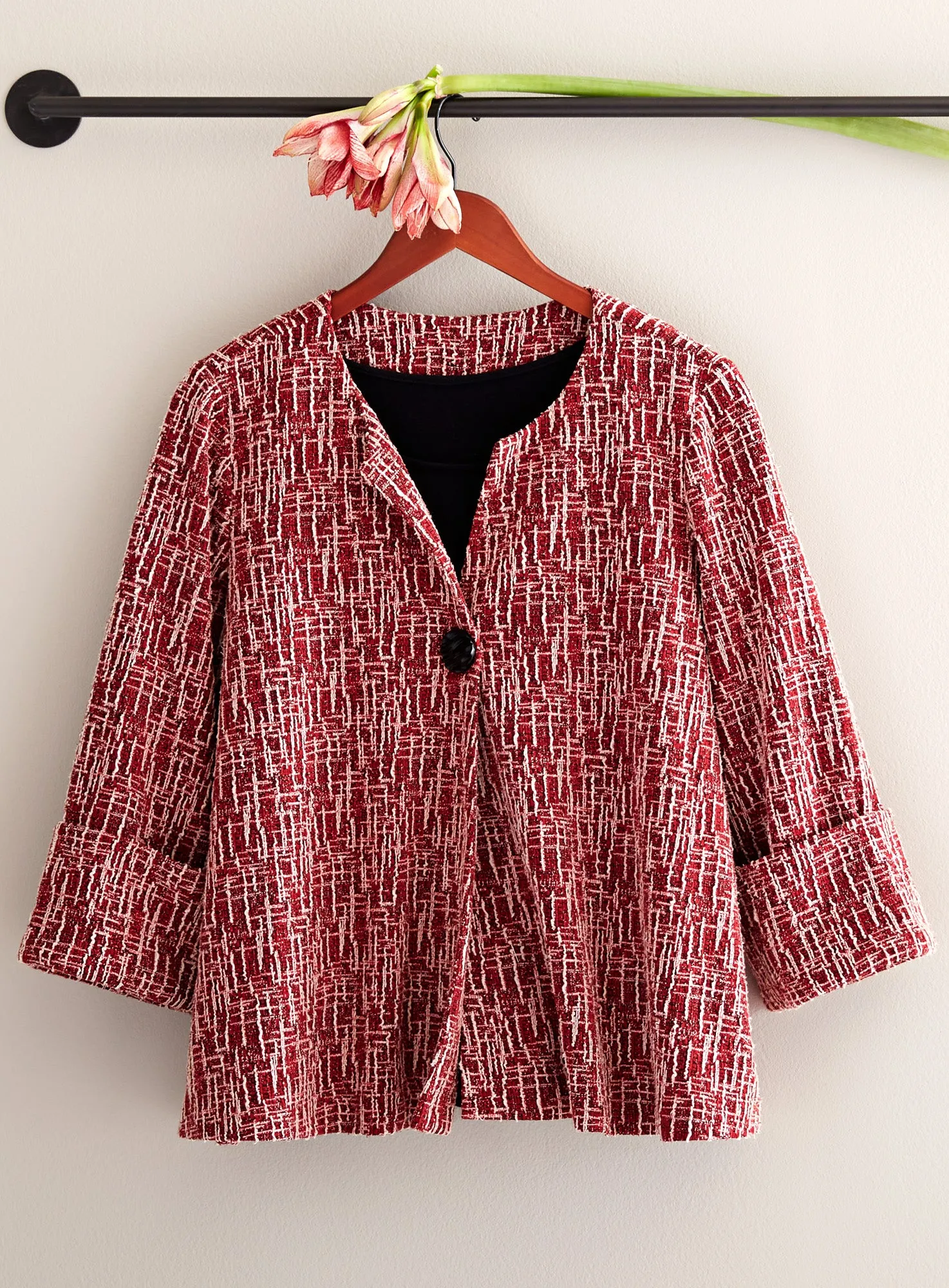 Crosshatch Swing Jacket FINAL SALE (No Returns)