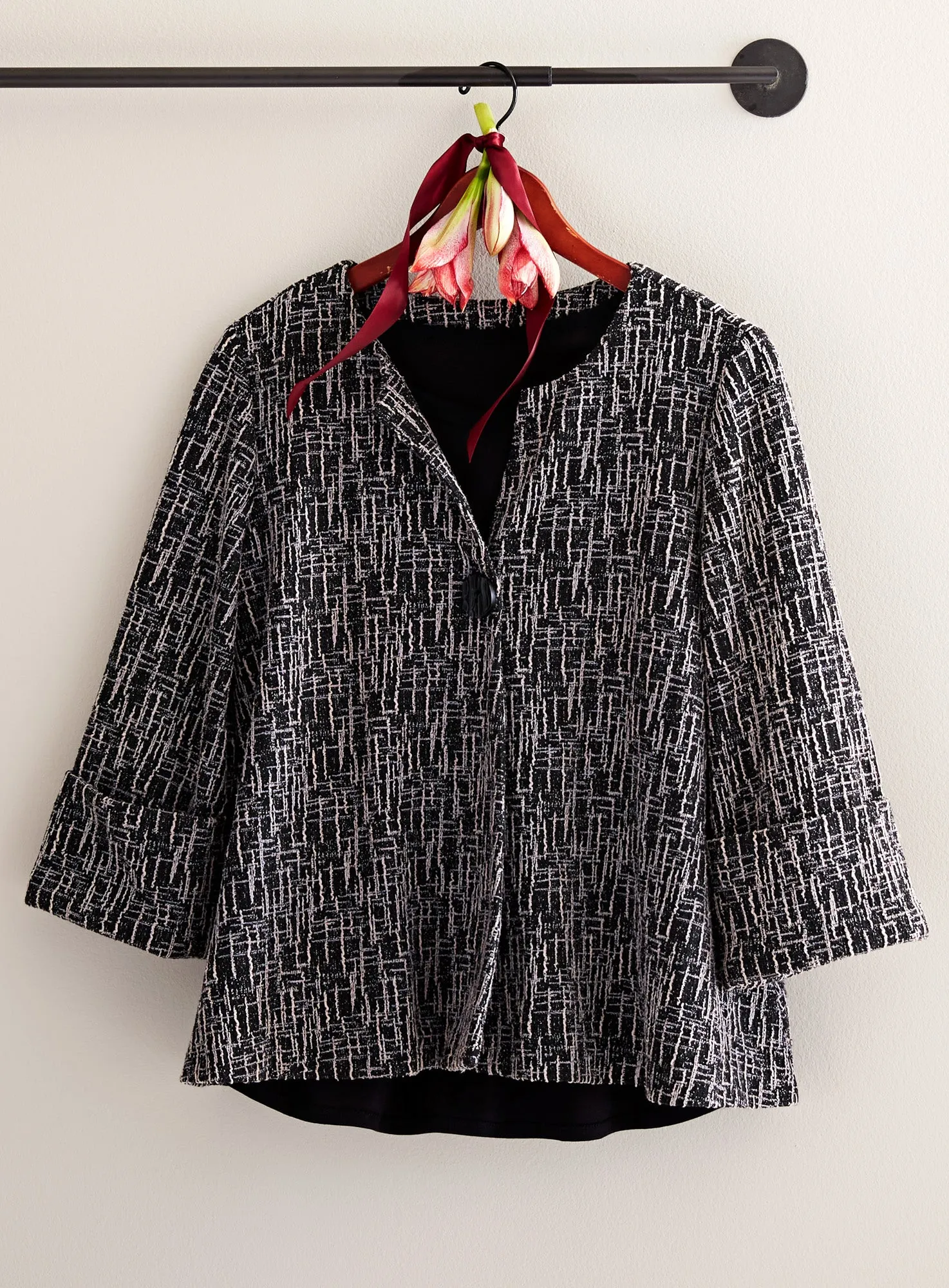 Crosshatch Swing Jacket FINAL SALE (No Returns)