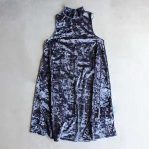 Crushed Velvet Swingy Tank Dress in More Colors