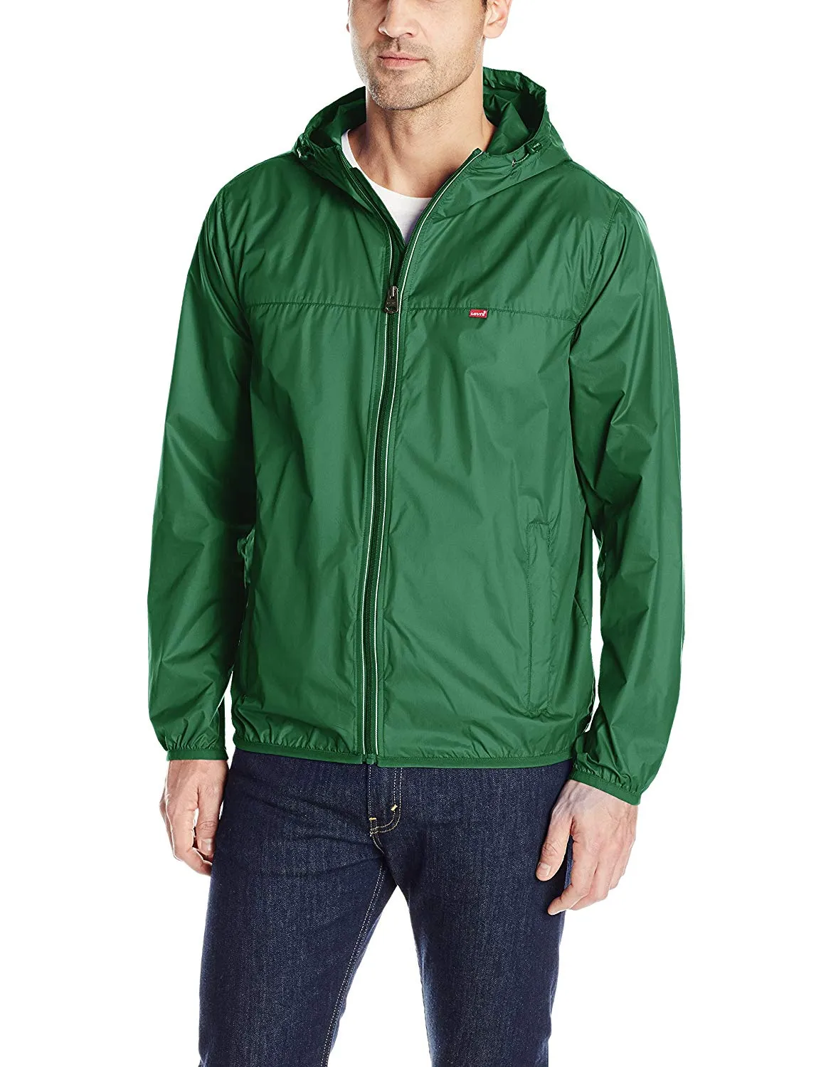 Levi's Men's Lightweight Hooded Packable Wind Breaker