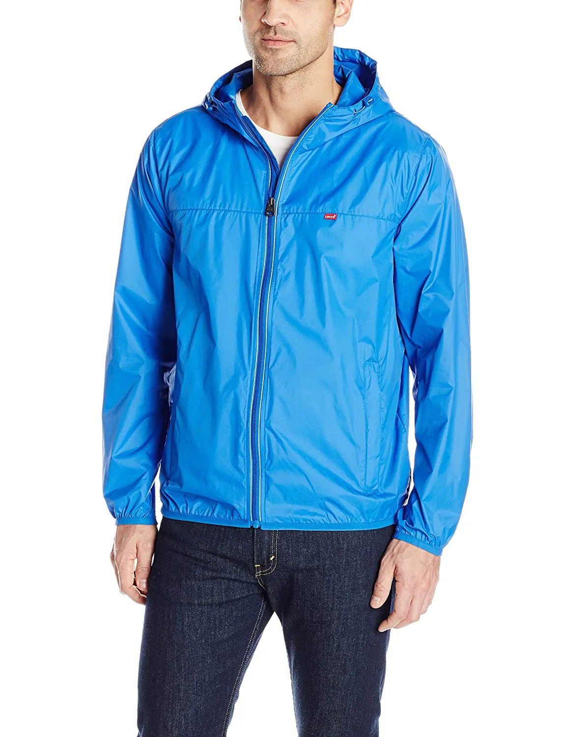 Levi's Men's Lightweight Hooded Packable Wind Breaker