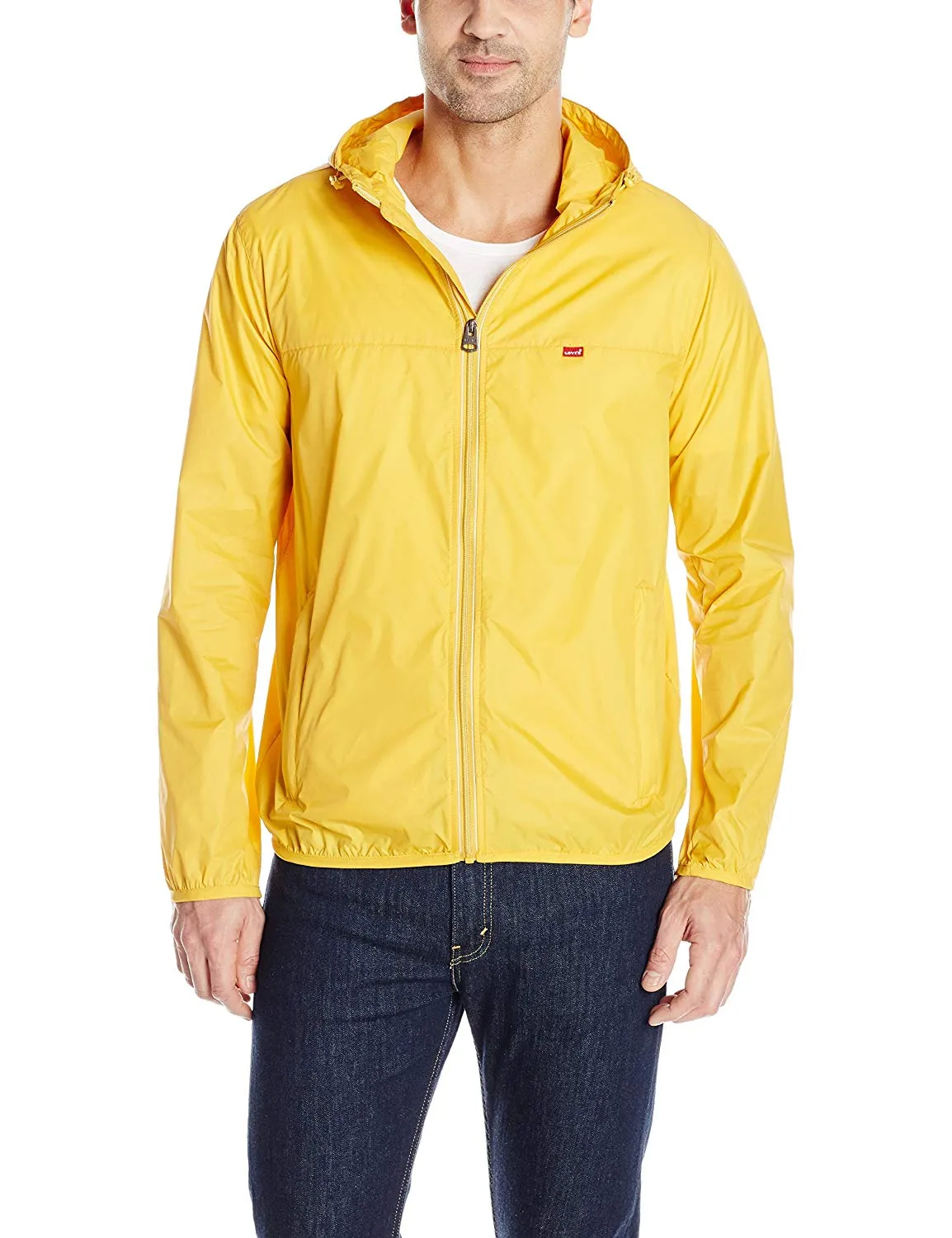 Levi's Men's Lightweight Hooded Packable Wind Breaker