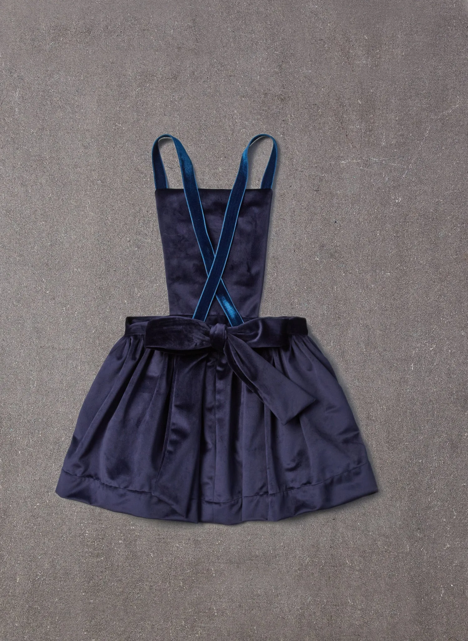 Nellystella Ella Dress in Navy Velvet