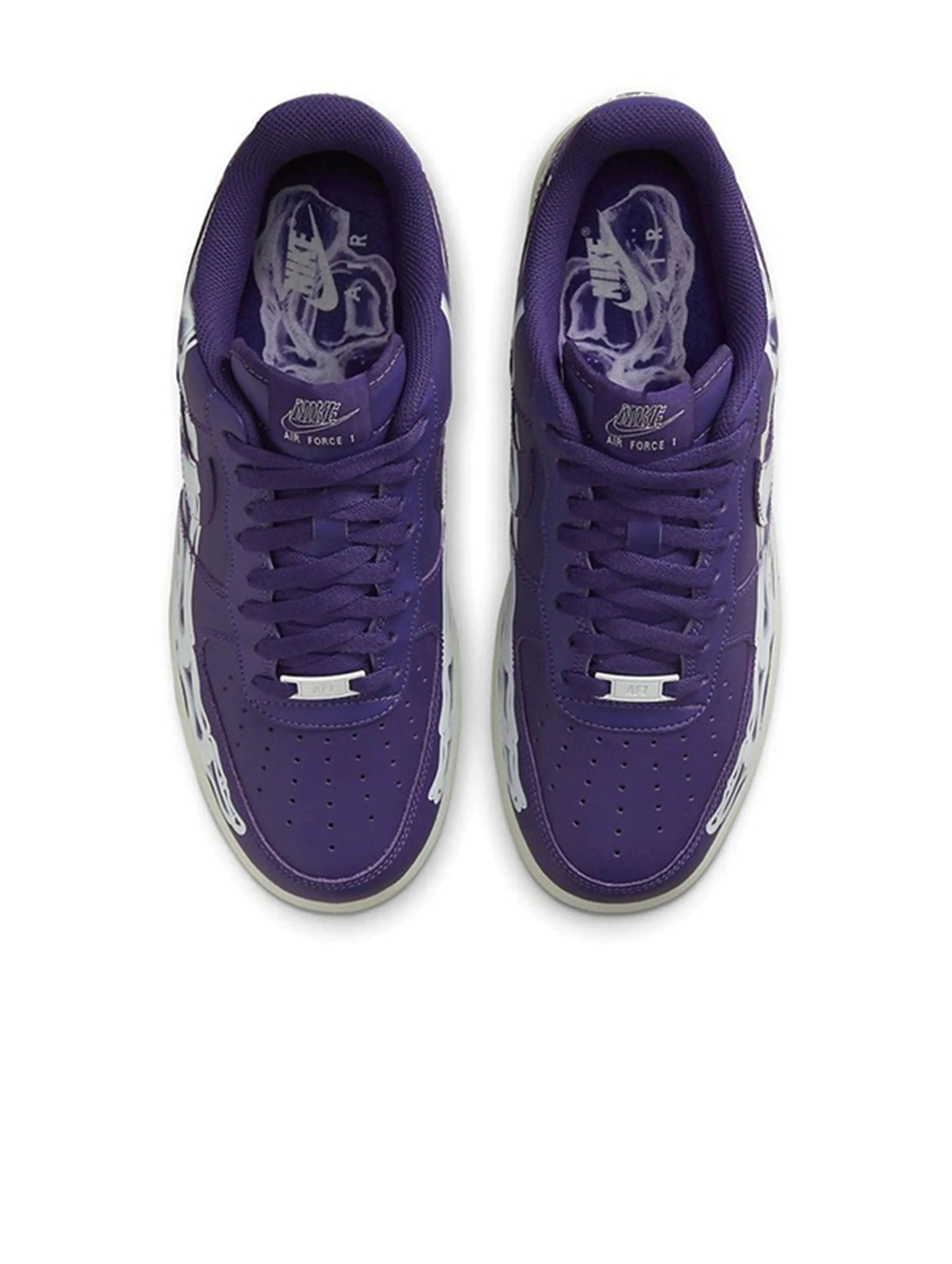 Nike Air Force 1 Low '07 QS Purple Skeleton Halloween [2021]