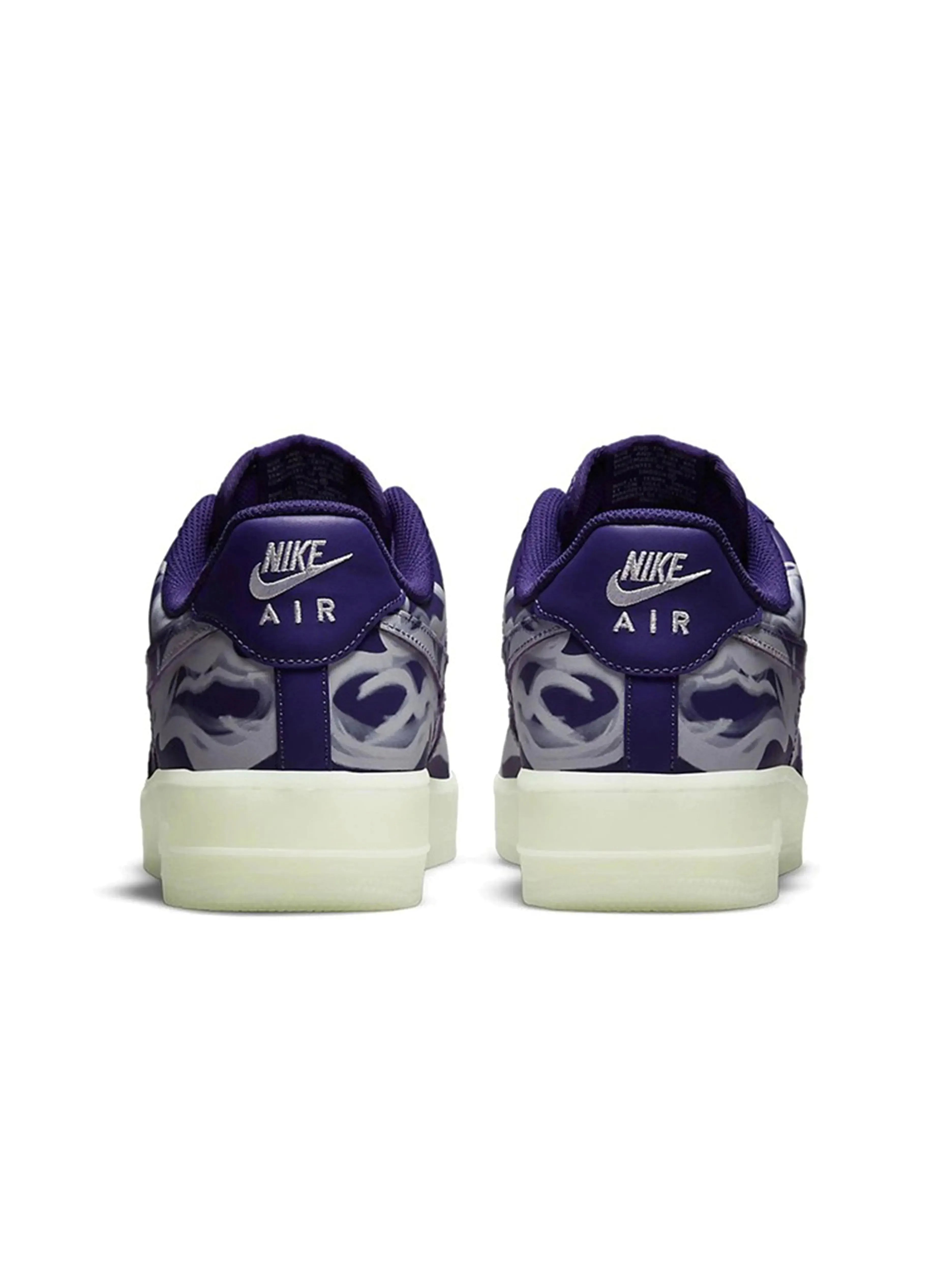 Nike Air Force 1 Low '07 QS Purple Skeleton Halloween [2021]