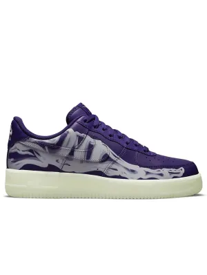 Nike Air Force 1 Low '07 QS Purple Skeleton Halloween [2021]