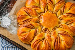 Orange Cinnamon Star Bread