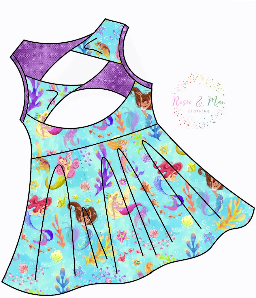 PREORDER - Seasonal Prints - Mermaids - Malibu Dress