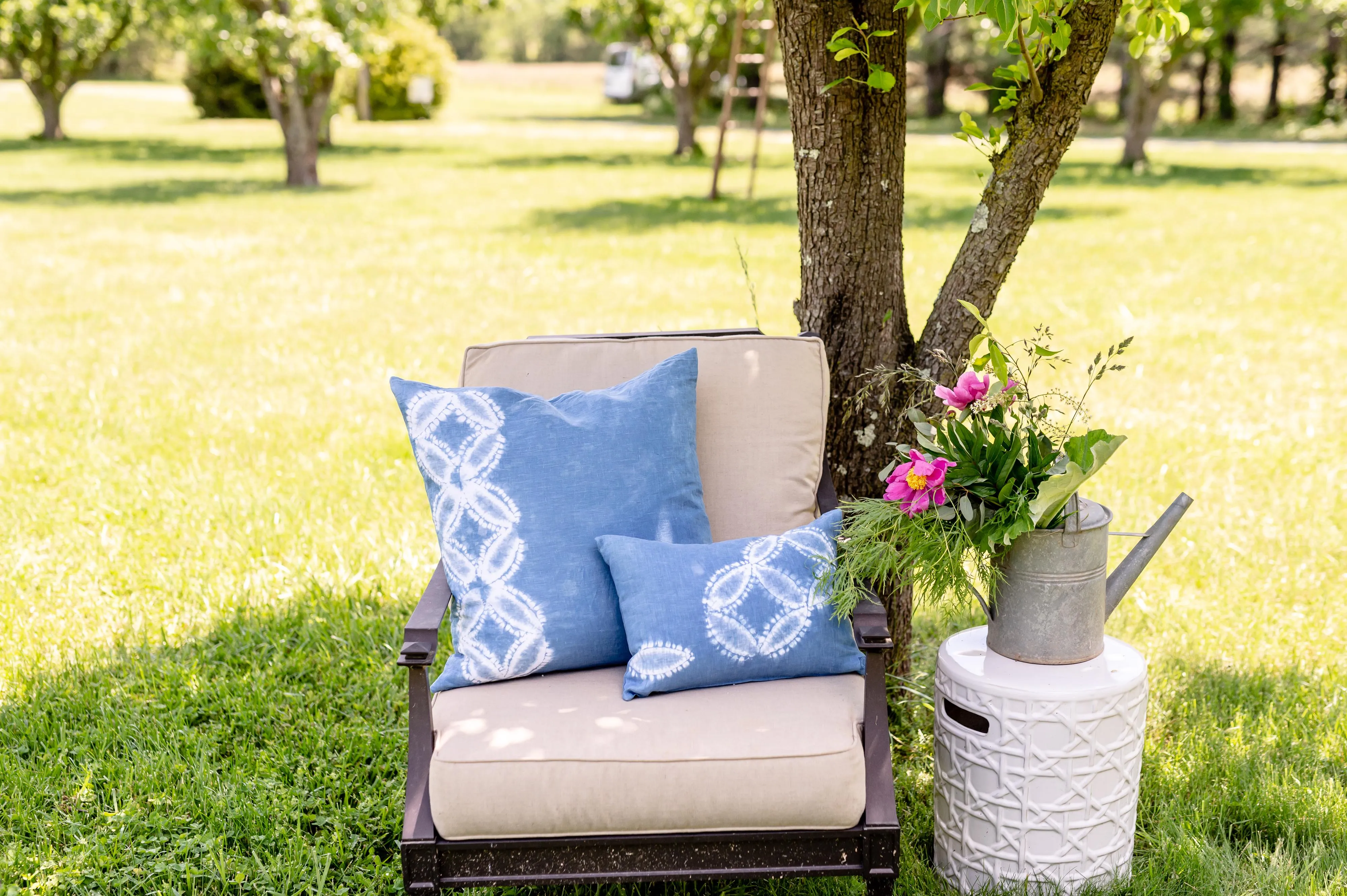 Shibori Pillow (12x16)