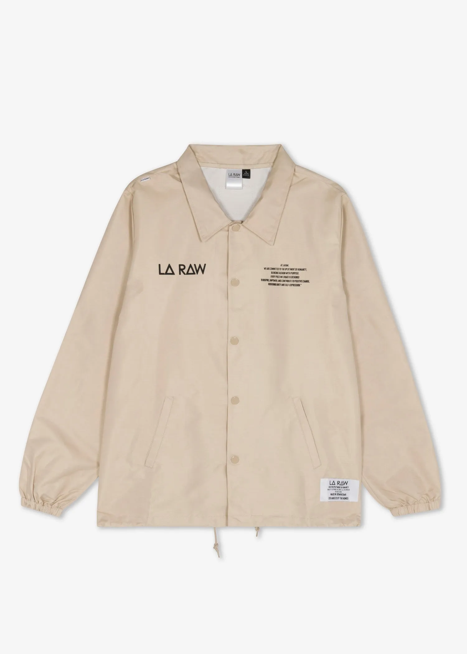 WINDBREAKER JACKET TAN